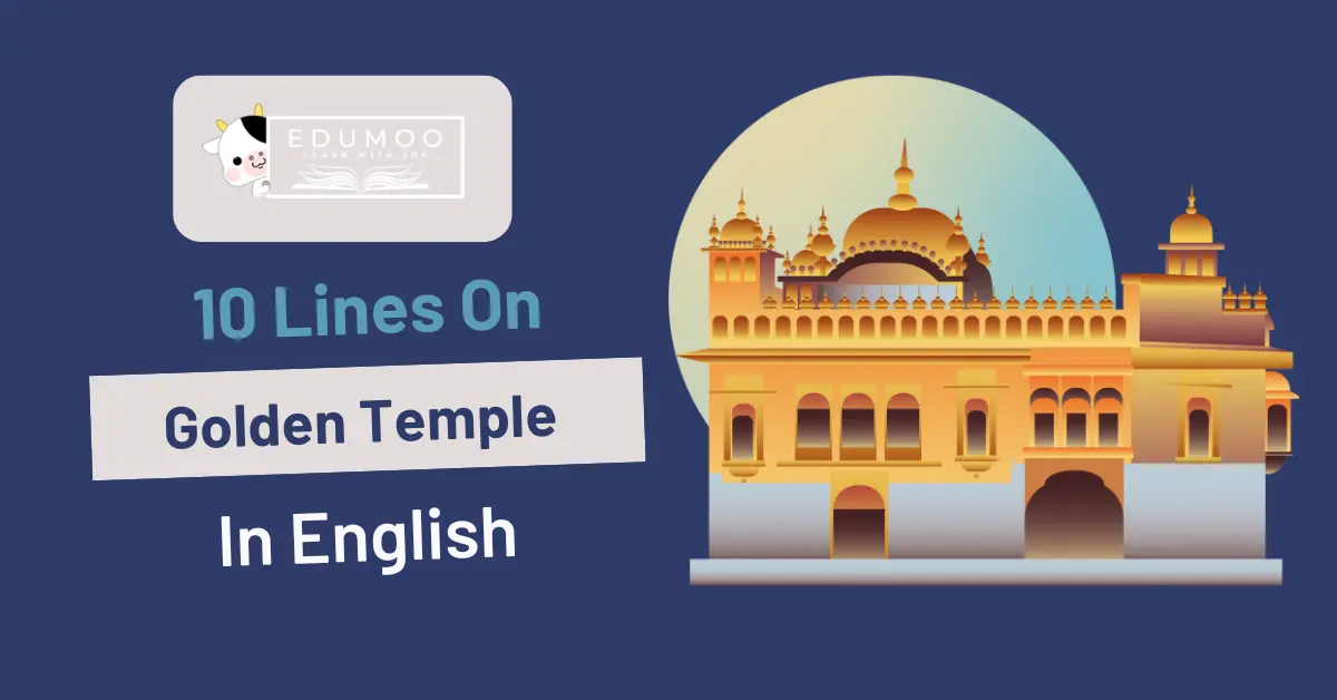 10 lines on golden temple in english